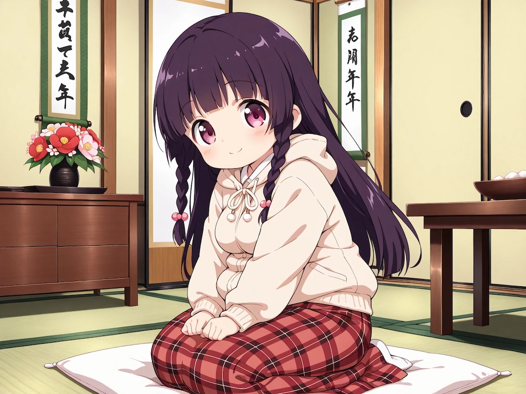 ゆうこちゃんと和室