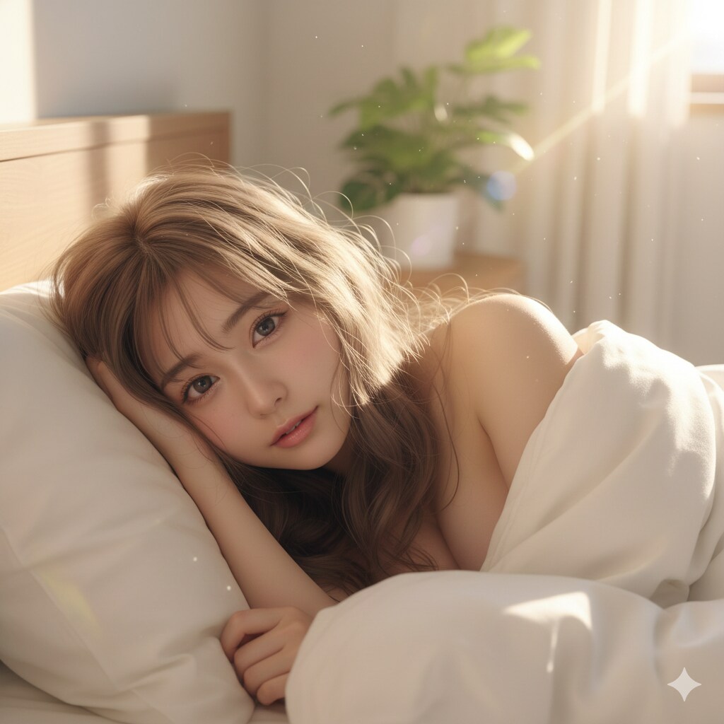 寝起きギャル