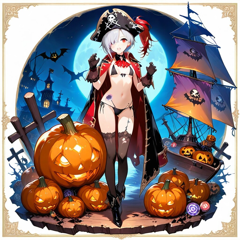 gryphonで女海賊ちゃんハロウィン251030