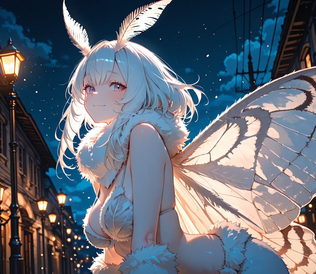 夜の灯りに魅せられて