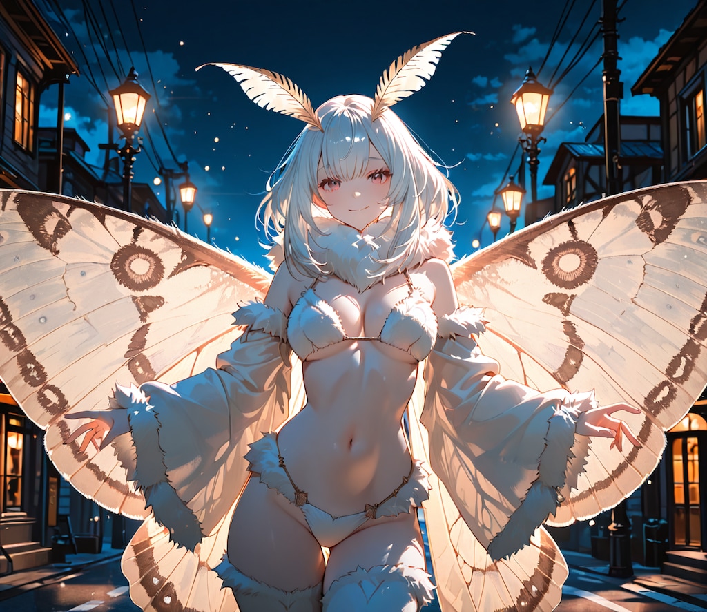 夜の灯りに魅せられて