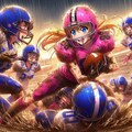 🏈泥まみれの女子アメフト 132 9枚目