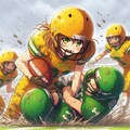 🏈泥まみれの女子アメフト 132 7枚目