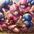 🏈泥まみれの女子アメフト 132 10枚目