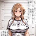 【セリフ付き】冤罪で刑務所に入るアスナ 2枚目