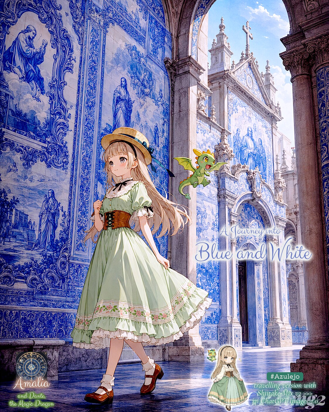 青と白への旅 (でやんす) | の人気AIイラスト・グラビア