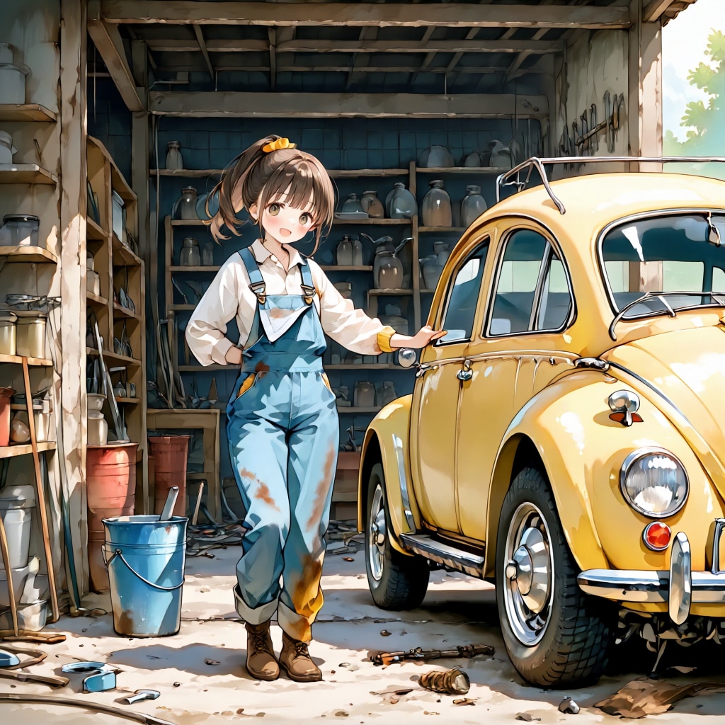 お祖父ちゃんの愛車 | の人気AIイラスト・グラビア