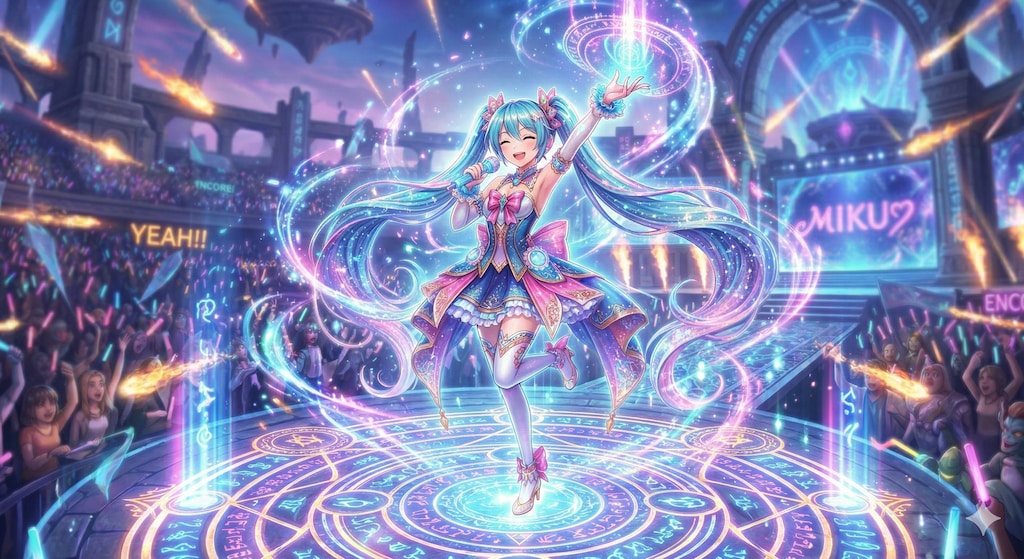 歌姫ミクさん召還✨