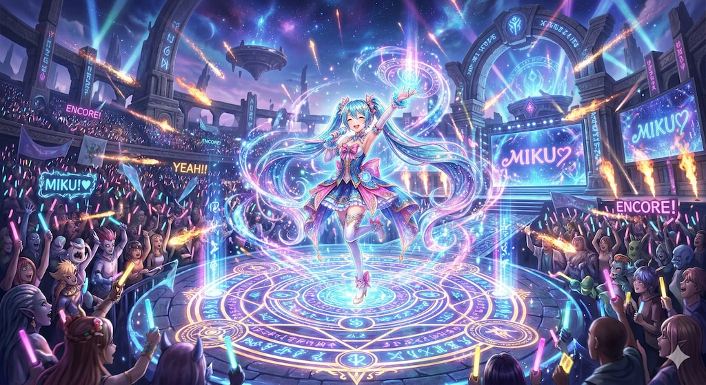 歌姫ミクさん召還✨