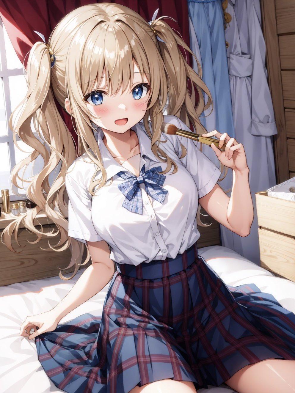 メイク、あとは仕上げだけよっ！
