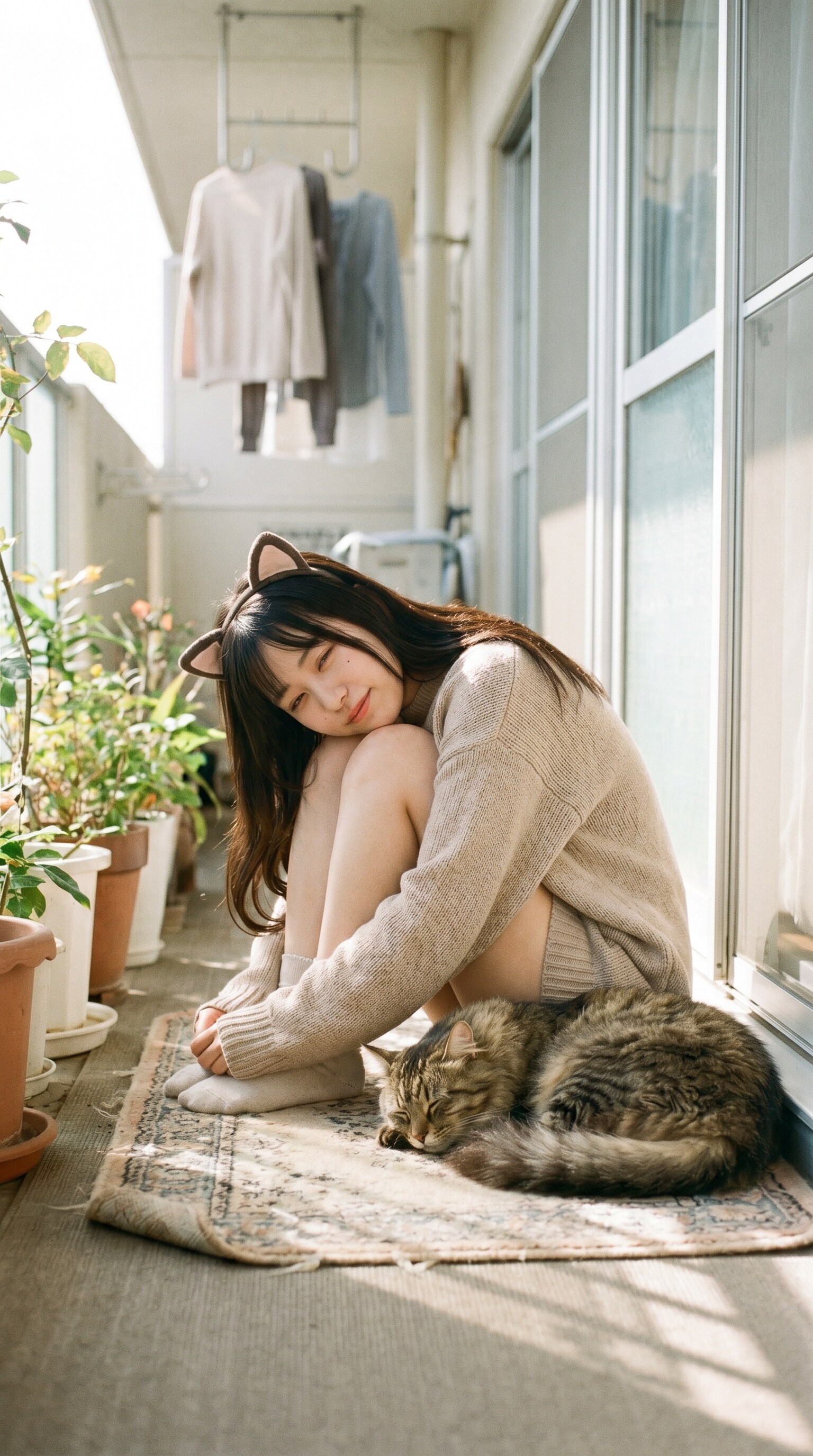 Sunlight for Two Strays | の人気AIイラスト・グラビア