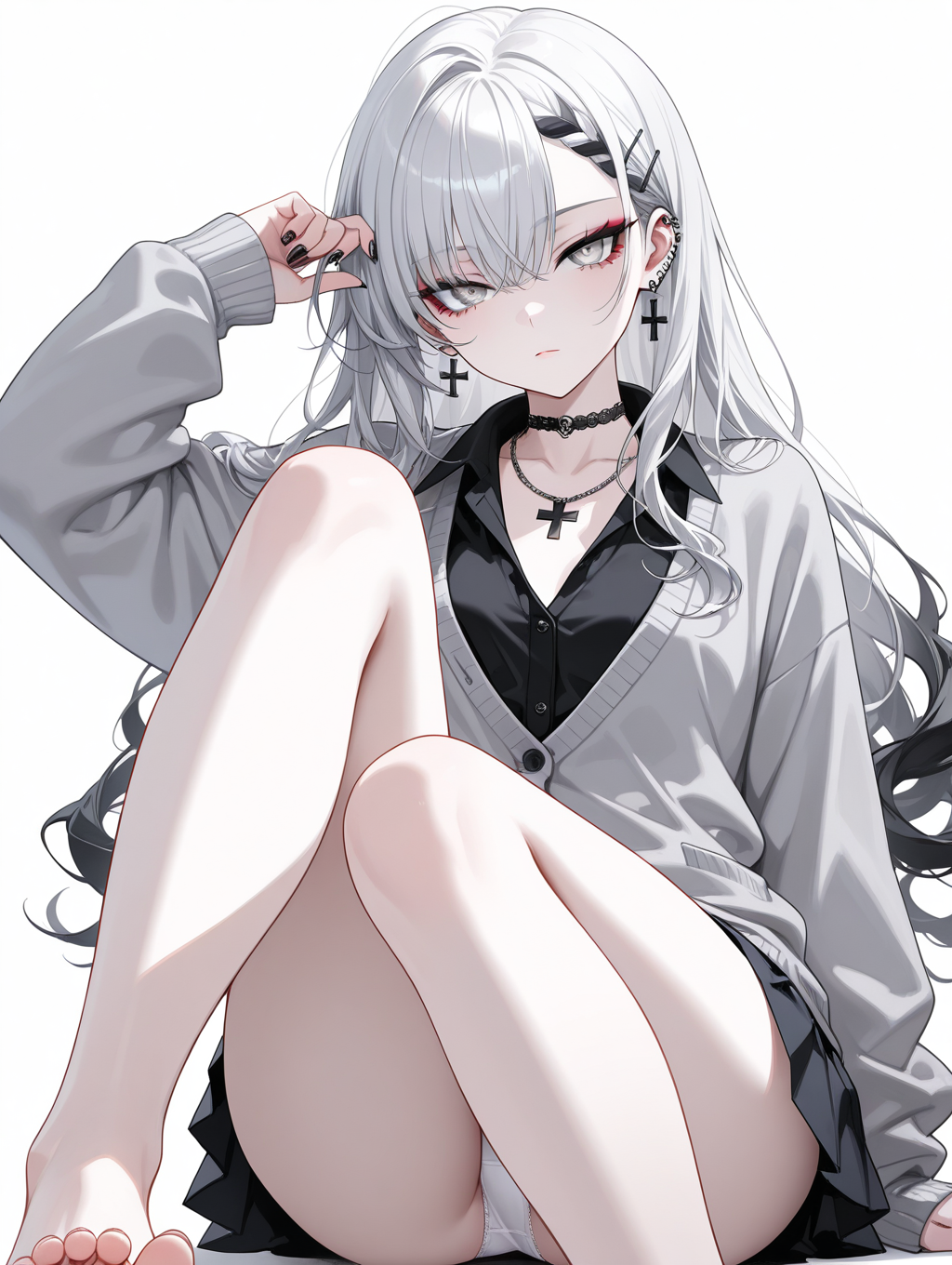 冥ちゃんがくつろいでいるだけ #パンツ