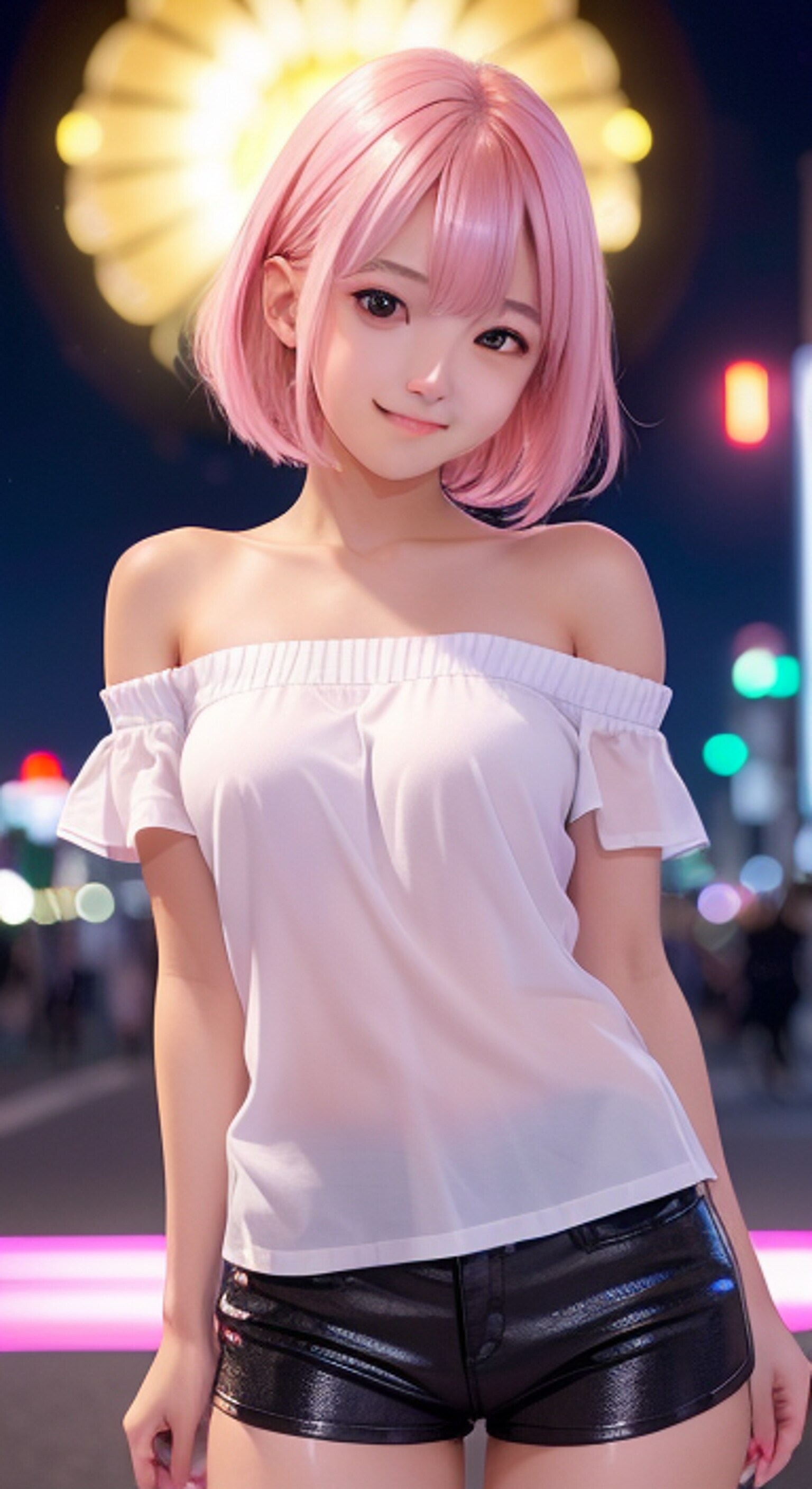 オフショルシャツ③