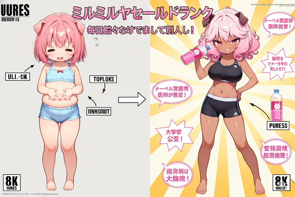 ミルミルヤセールドリンク！