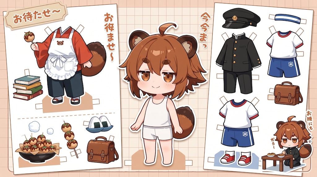 あましちゃん着せ替え遊び
