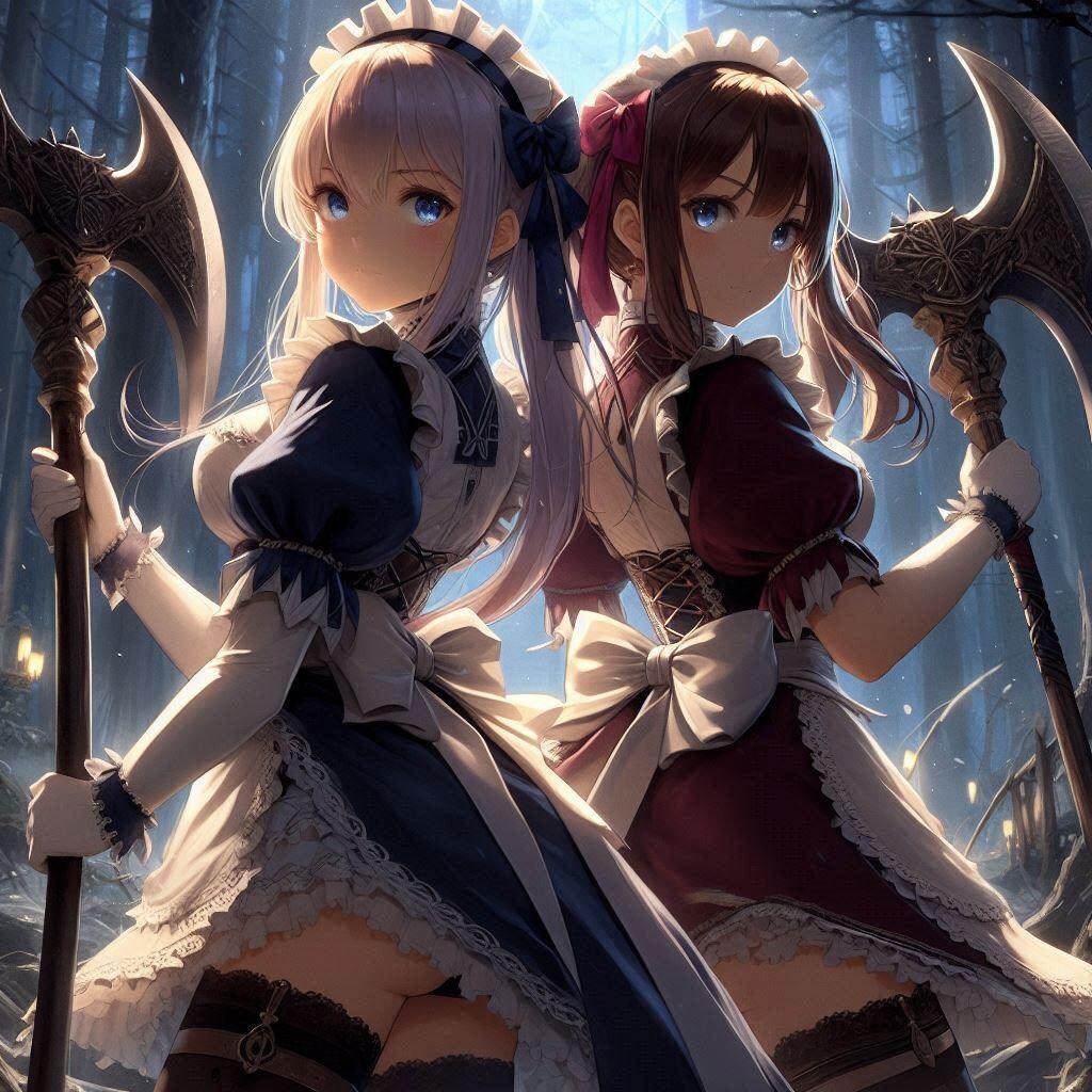 二人は相棒（メイド斧撃編）