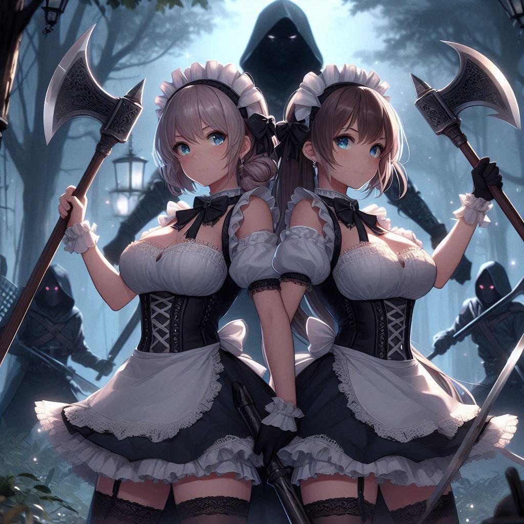 二人は相棒（メイド斧撃編）