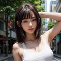 white tanktop armpit 10枚目