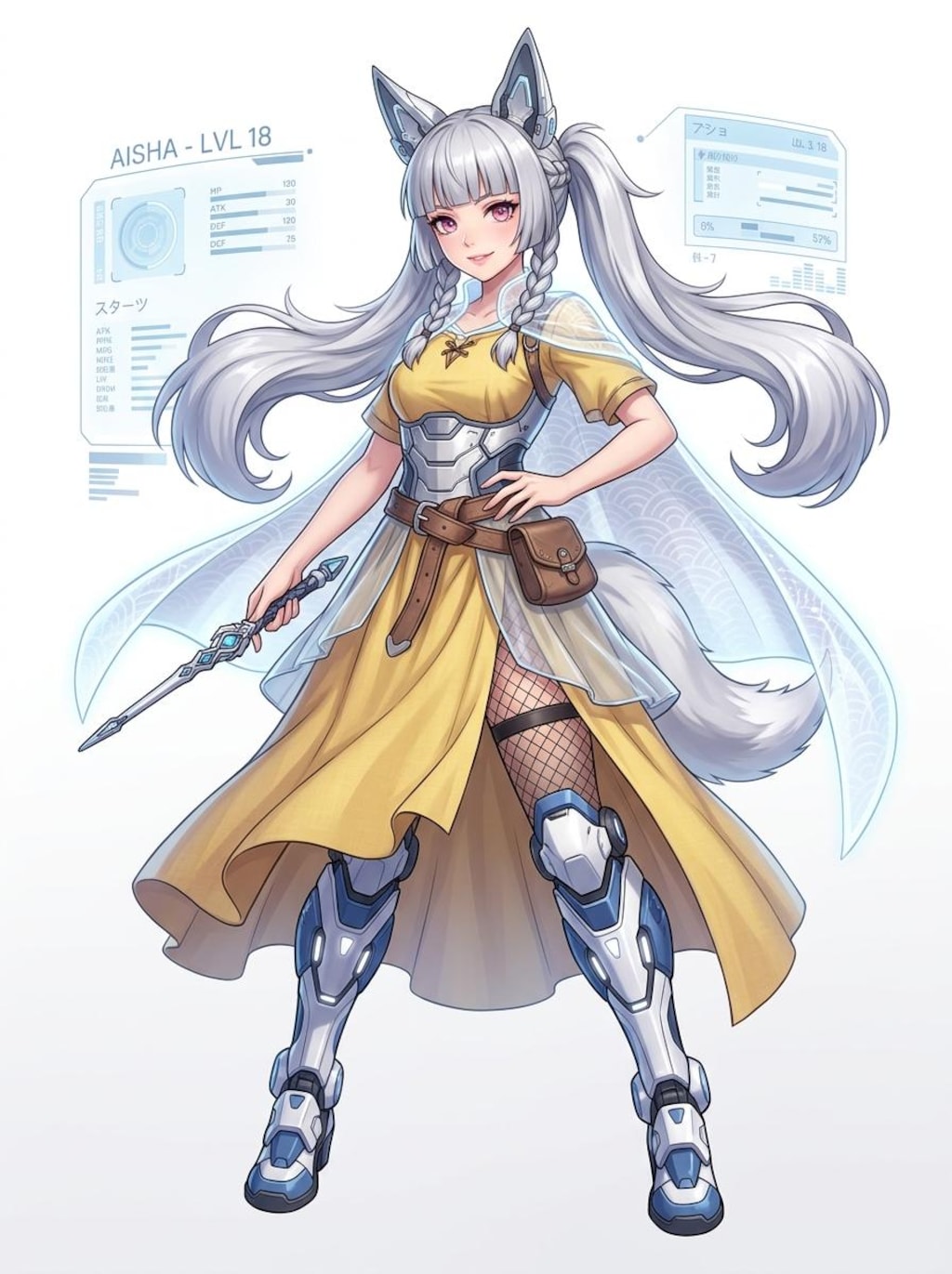 狐耳ツインテアイシャさん。異世界リレー