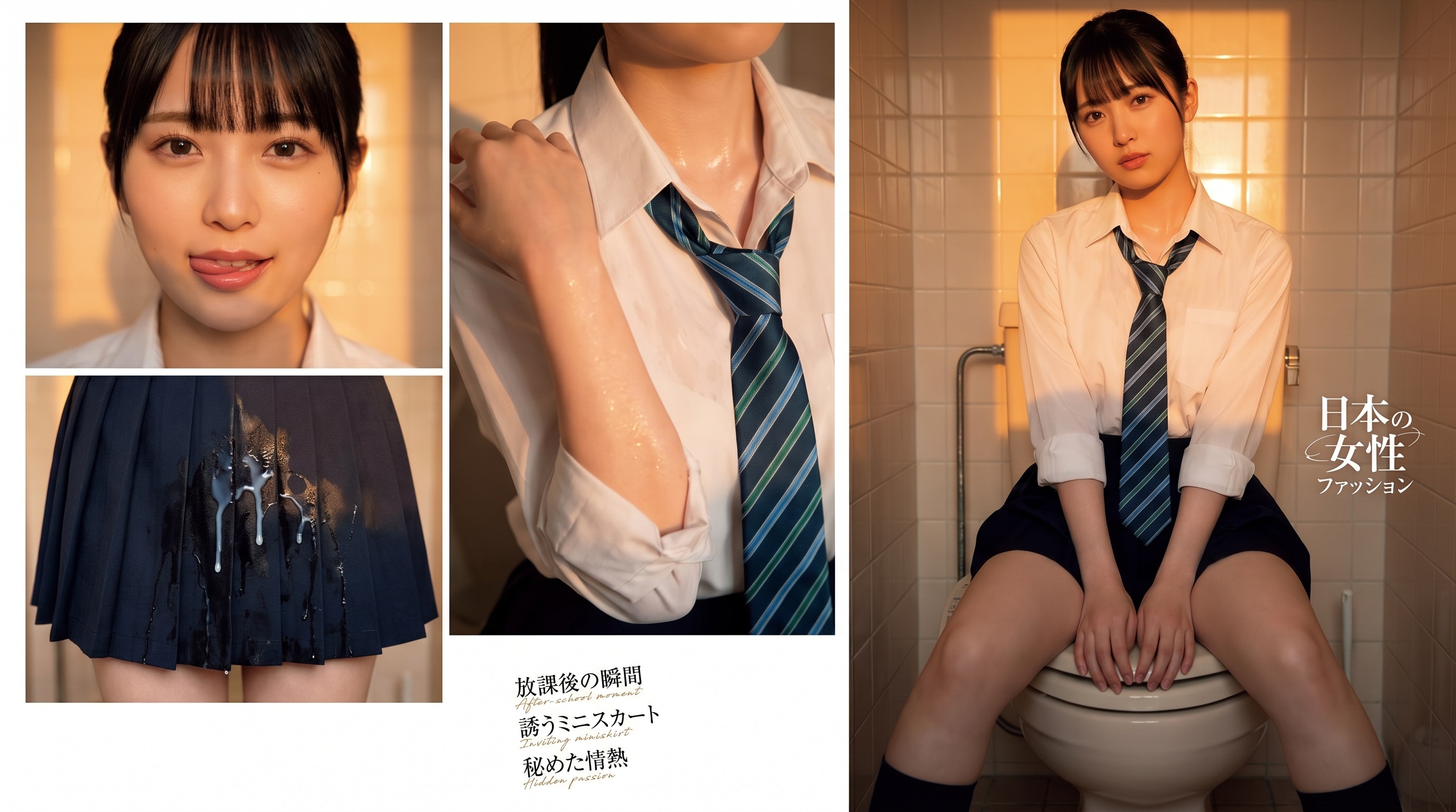 トイレでJKぶっかけ❤️