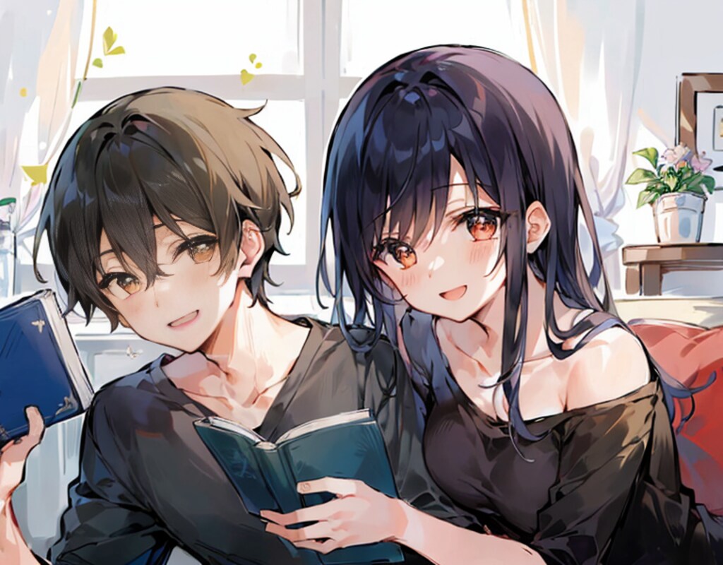 新婚夫婦の休日　読書編