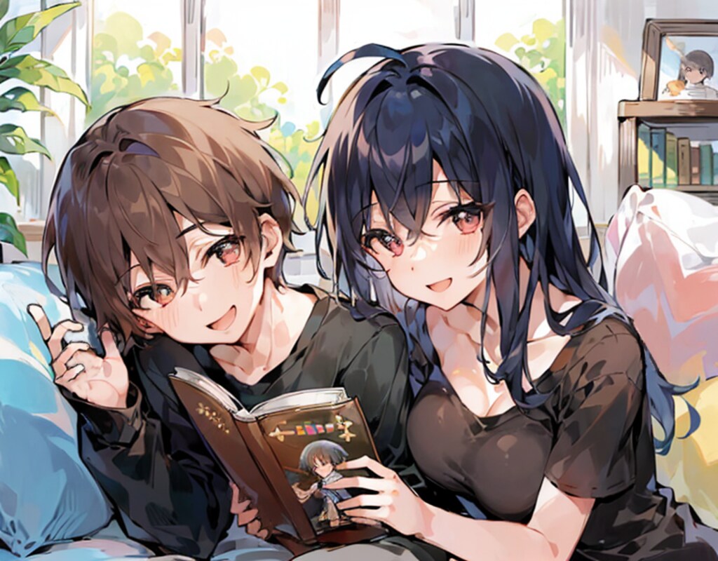 新婚夫婦の休日　読書編