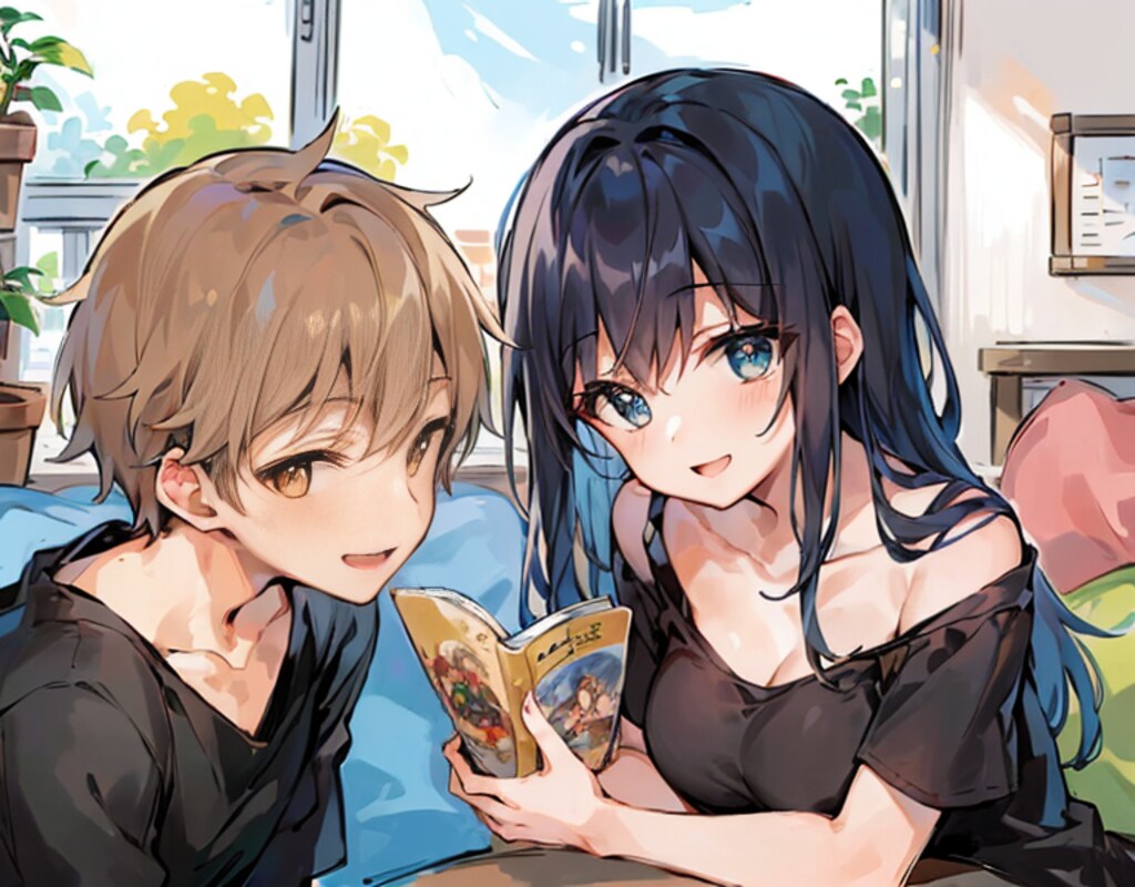 新婚夫婦の休日　読書編