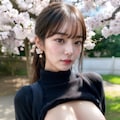 【12枚】お花見デート（おっぱい） 11枚目