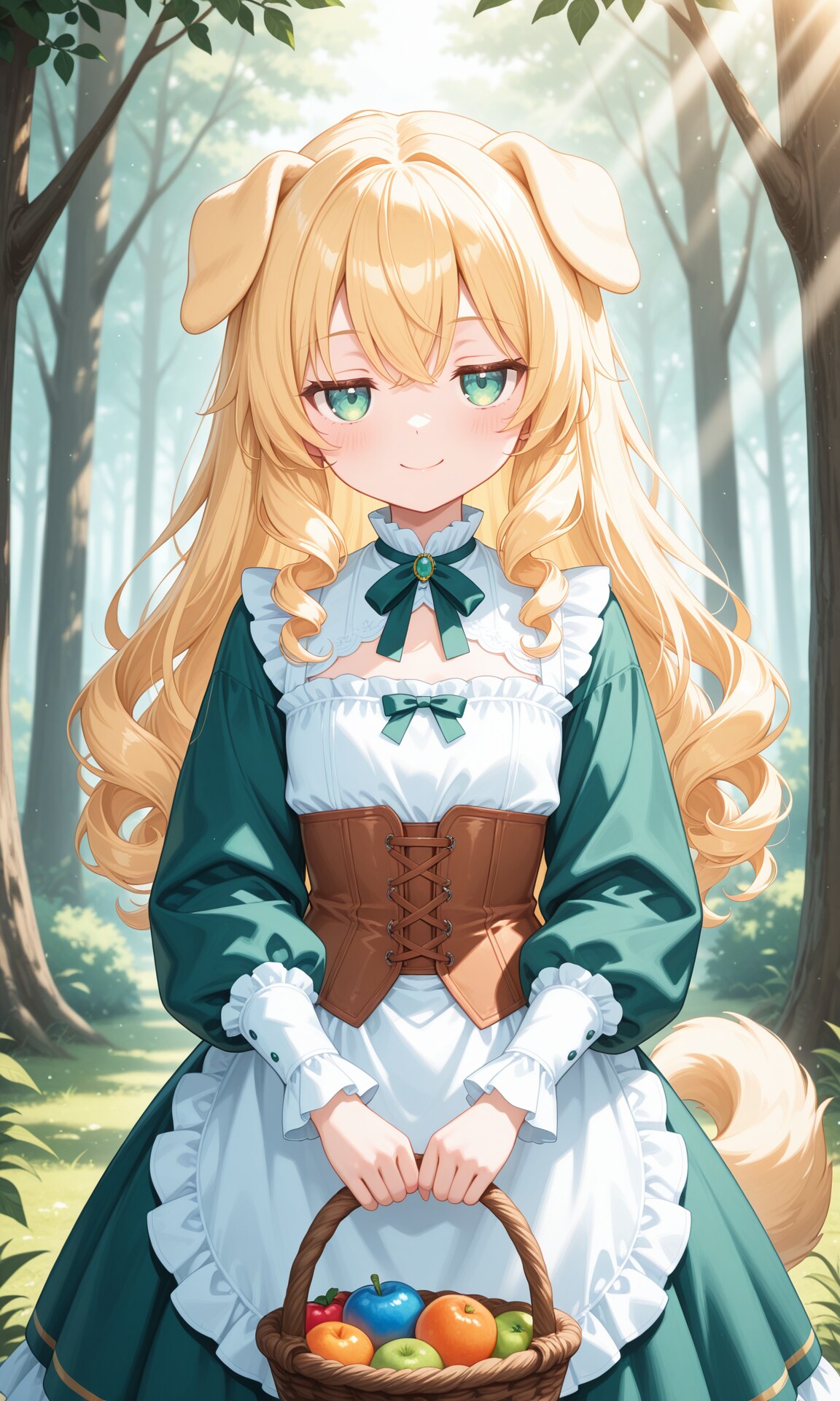 森の中