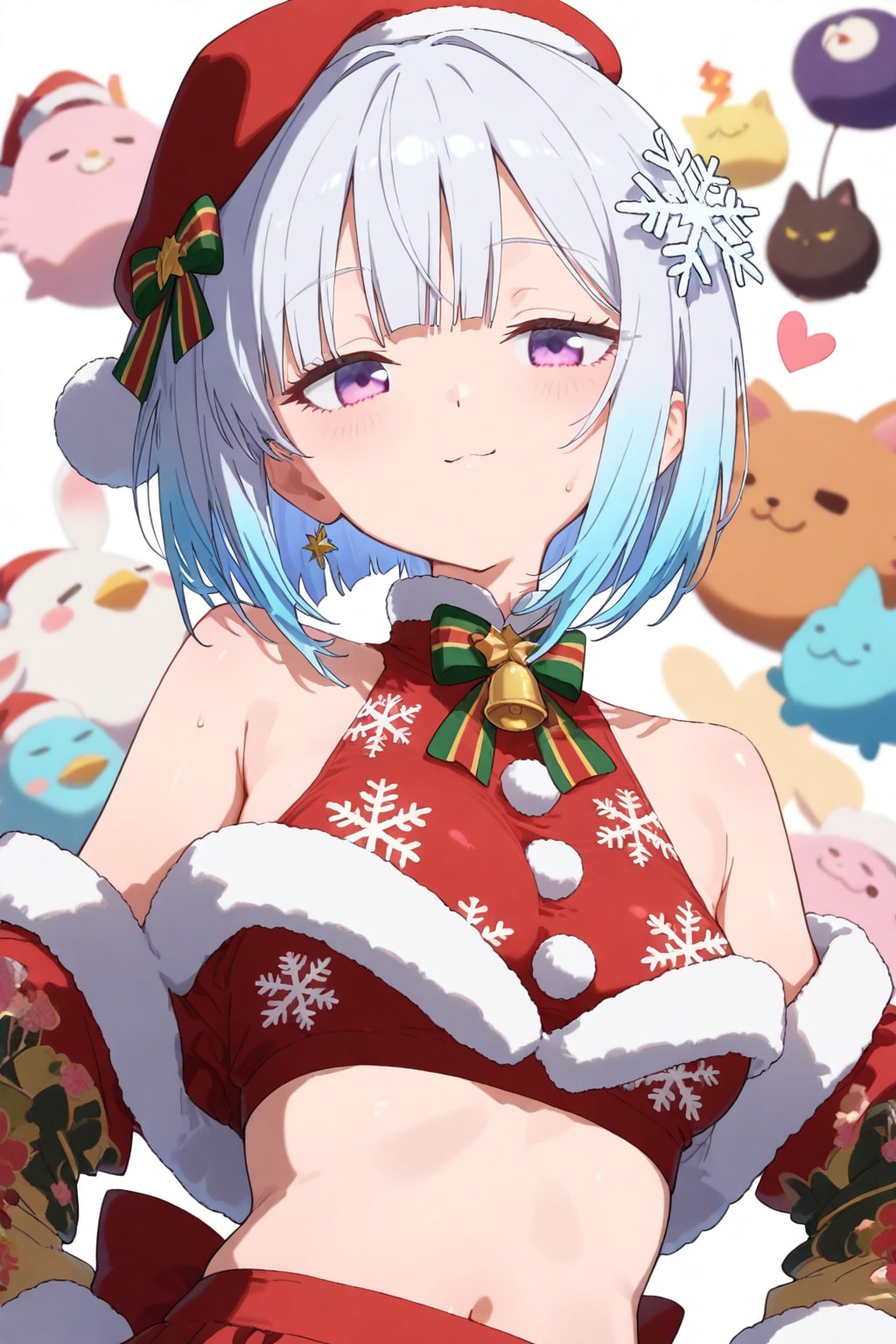 何とも言えない表情で