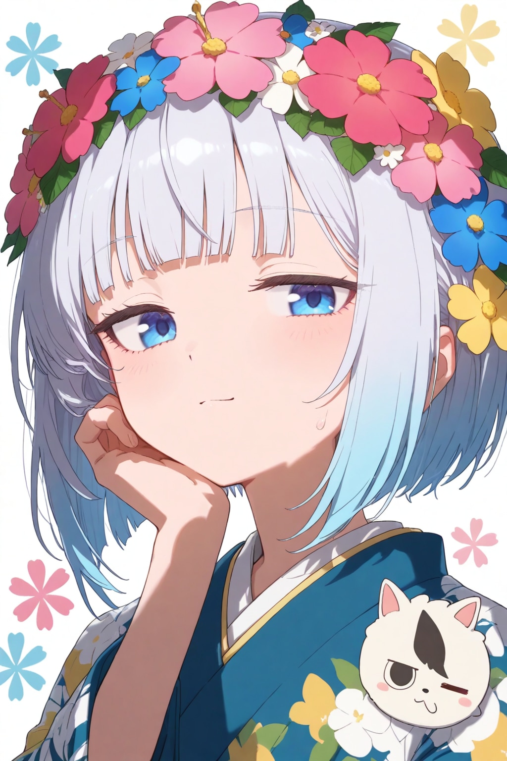 何とも言えない表情で