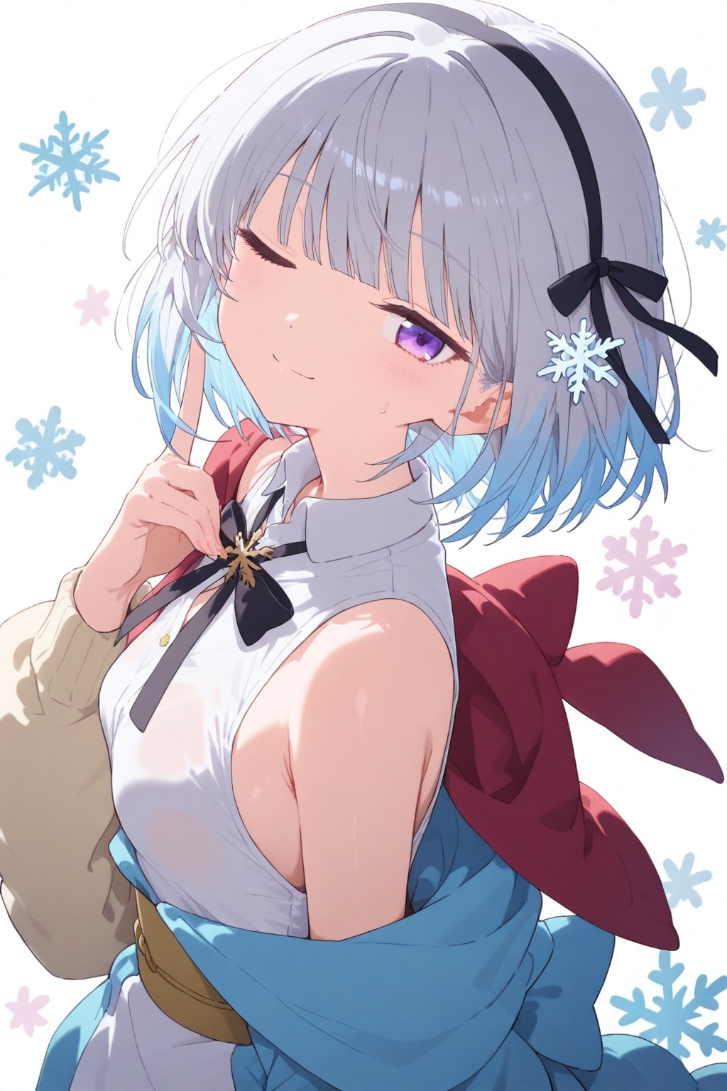 何とも言えない表情で