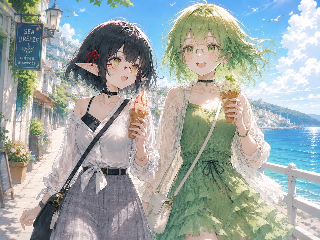 イズミちゃんとお散歩