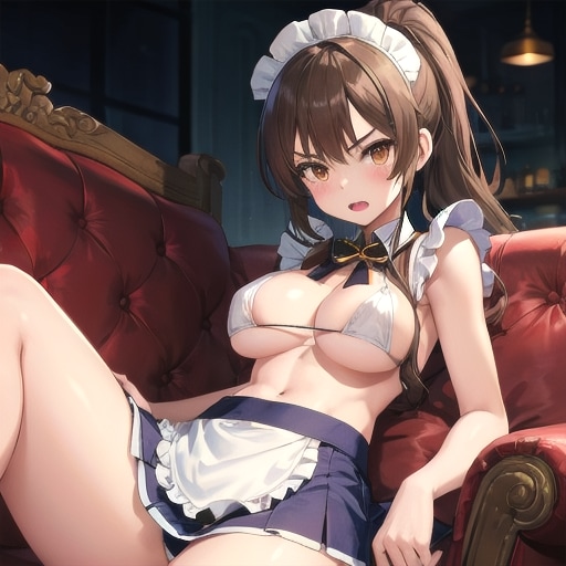夜のメイドさん、夏衣装