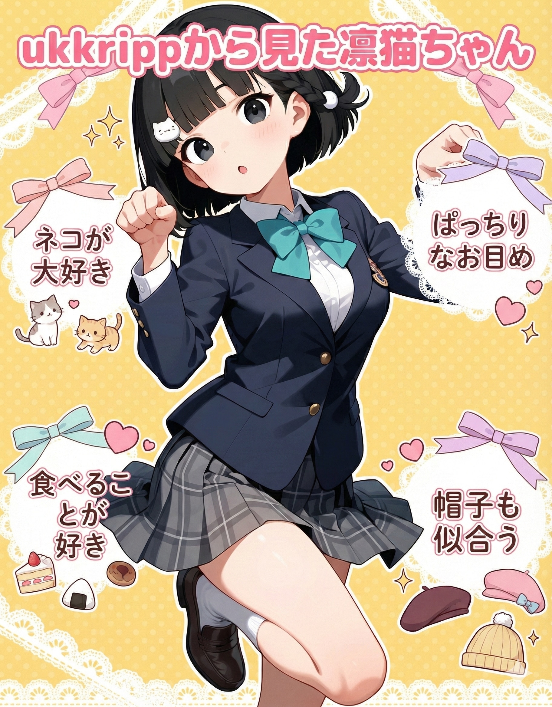 ukkrippから見た凛猫ちゃん | の人気AIイラスト・グラビア