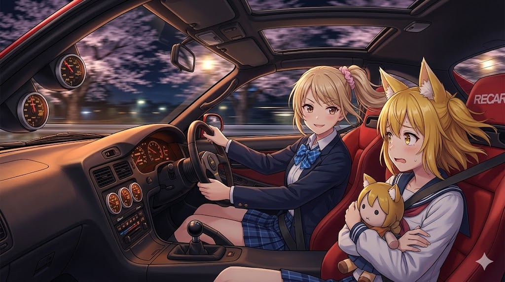 ミラさんを乗せ峠へ