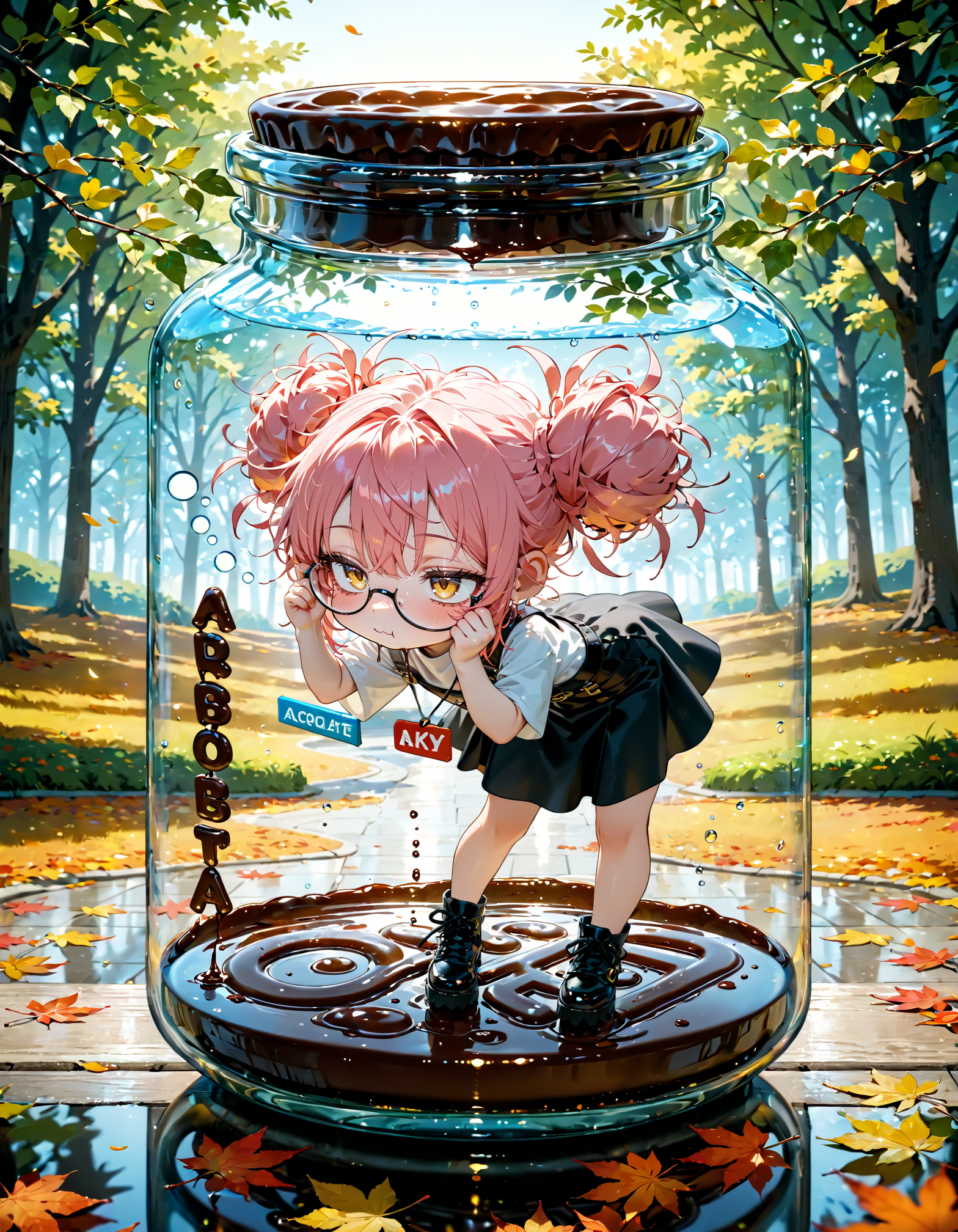 今日は何の日？　アルファベットチョコレートの日 | の人気AIイラスト・グラビア