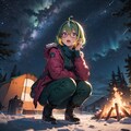 星空と流星群 3枚目