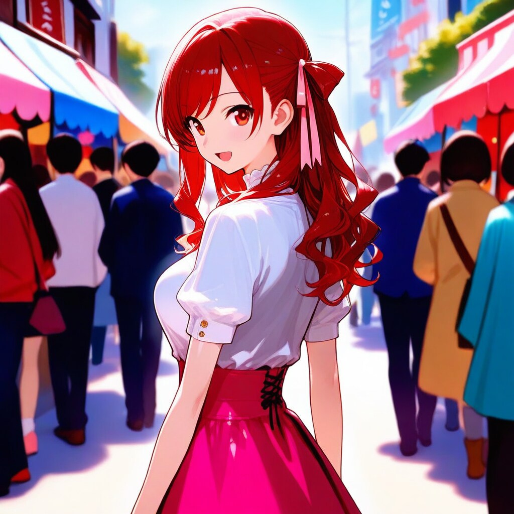 買い物しようと街まで出掛ける女子高生