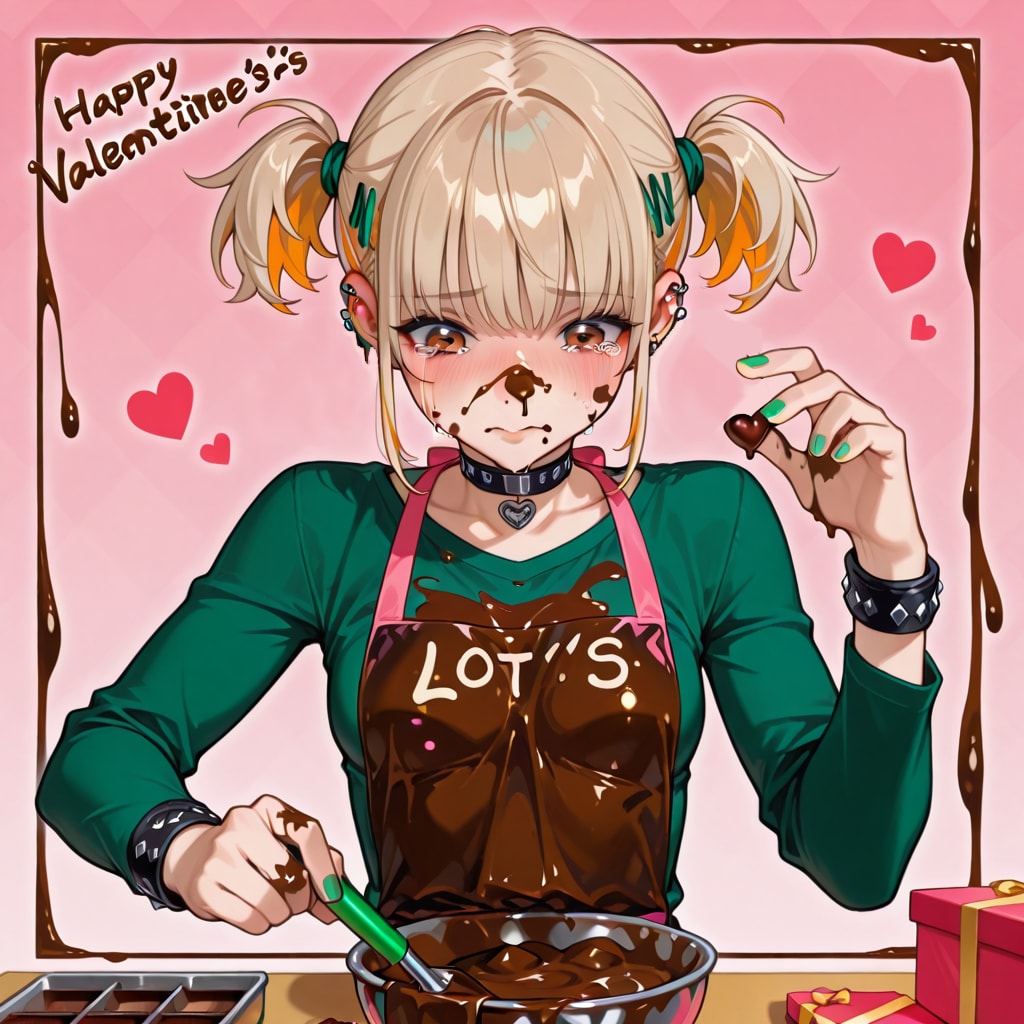 しばあや「こぼしちゃった…😭」 | の人気AIイラスト・グラビア