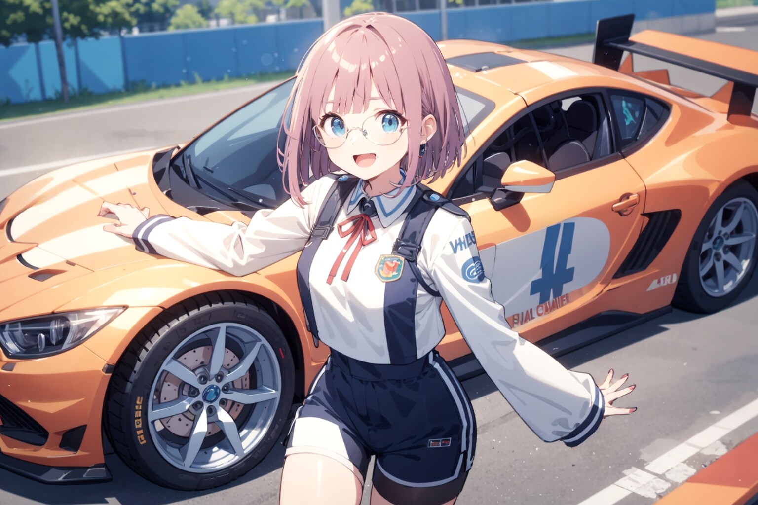 レースクイーン　メガネVer. | の人気AIイラスト・グラビア