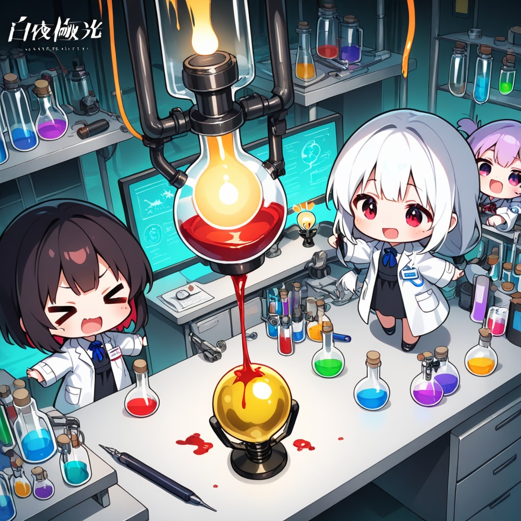 仲良しちゃんのサイエンス | の人気AIイラスト・グラビア