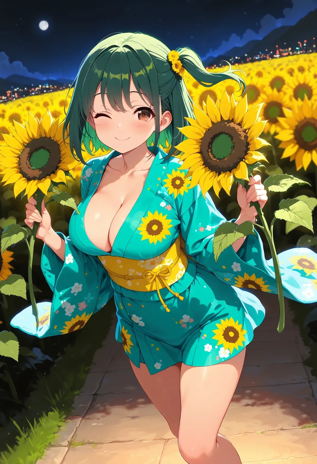 ひまわりが似合う よもぎちゃん♡