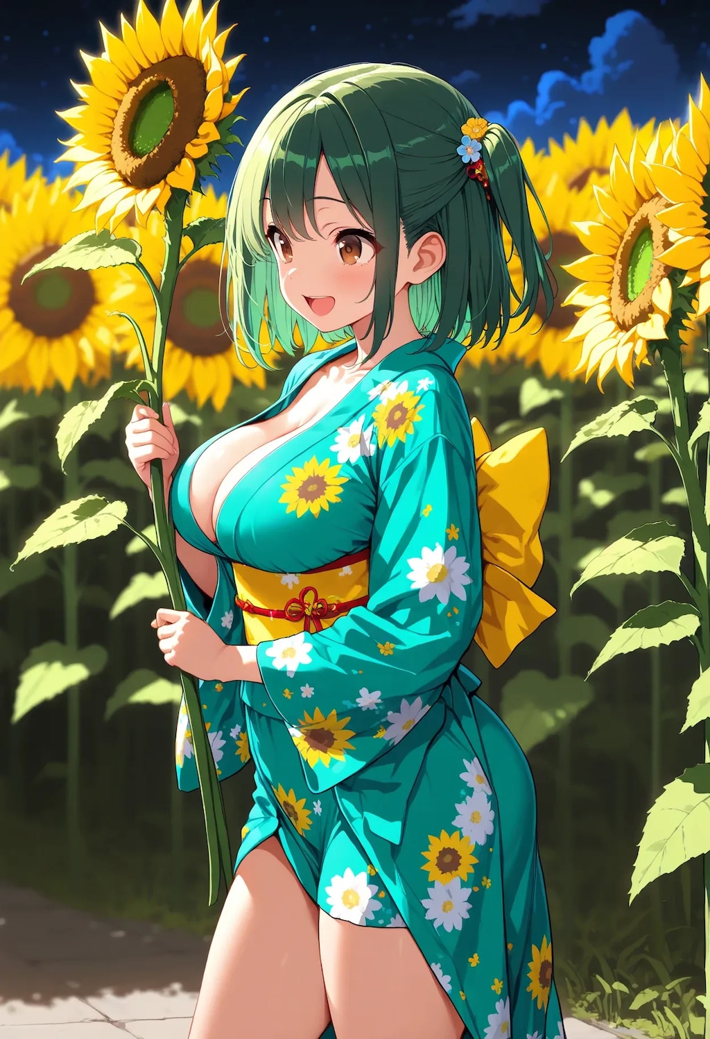 ひまわりが似合う よもぎちゃん♡