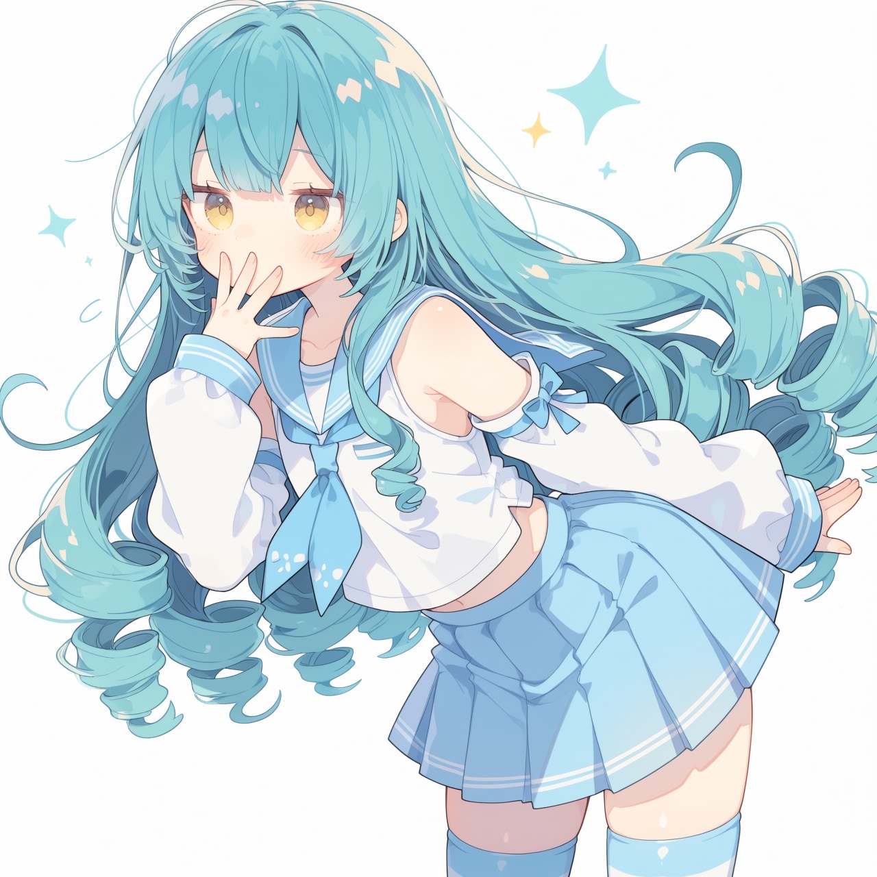 水色セーラー