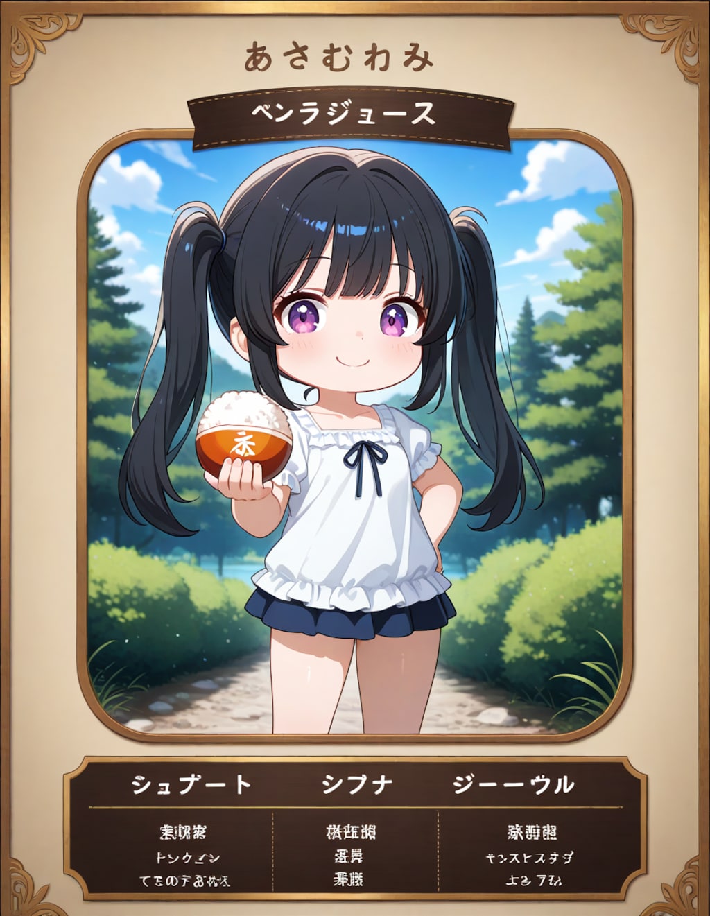 ごはんのカード