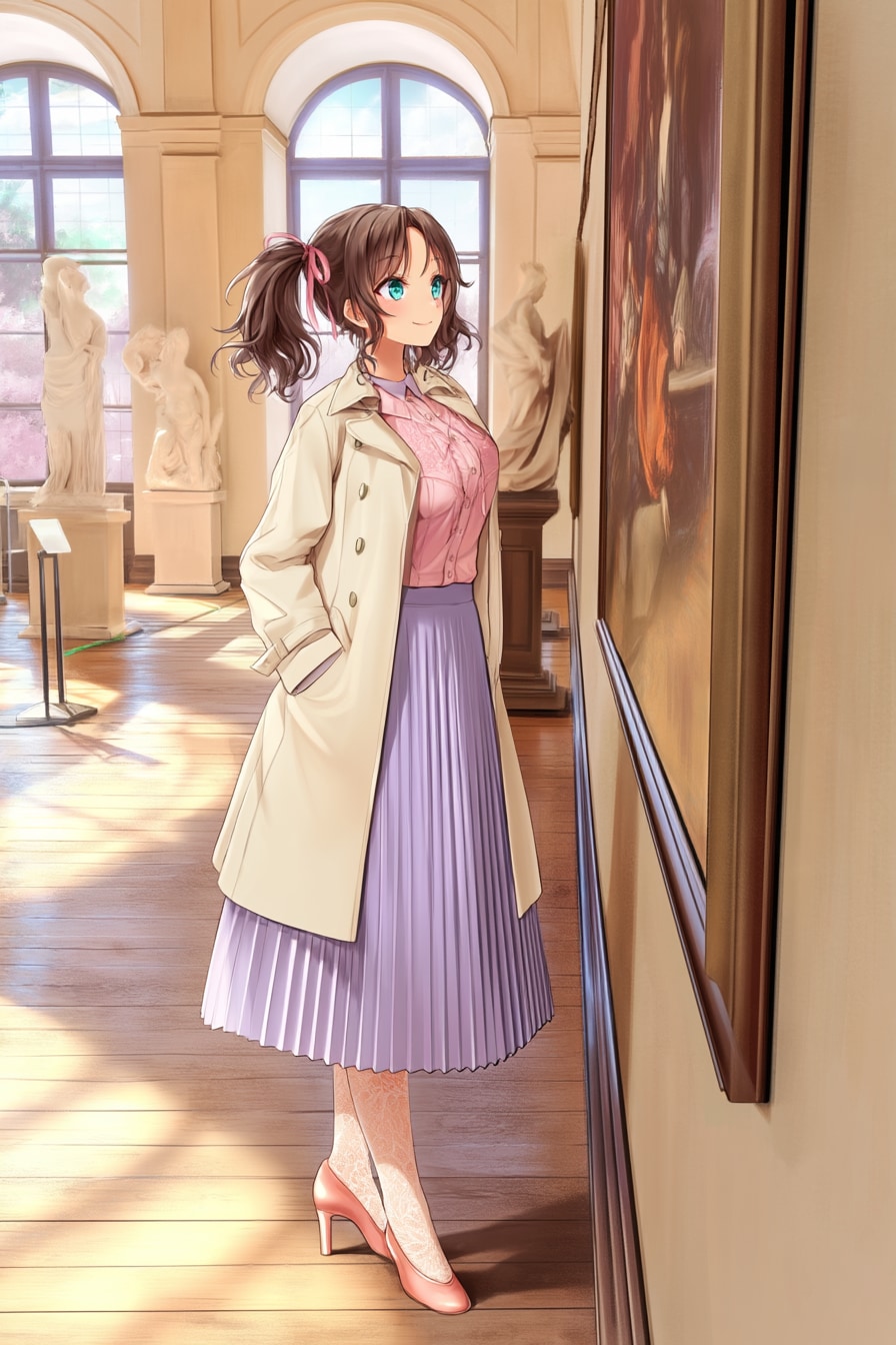 美術展鑑賞 | の人気AIイラスト・グラビア