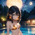 ナイトプールの水着娘8 11枚目