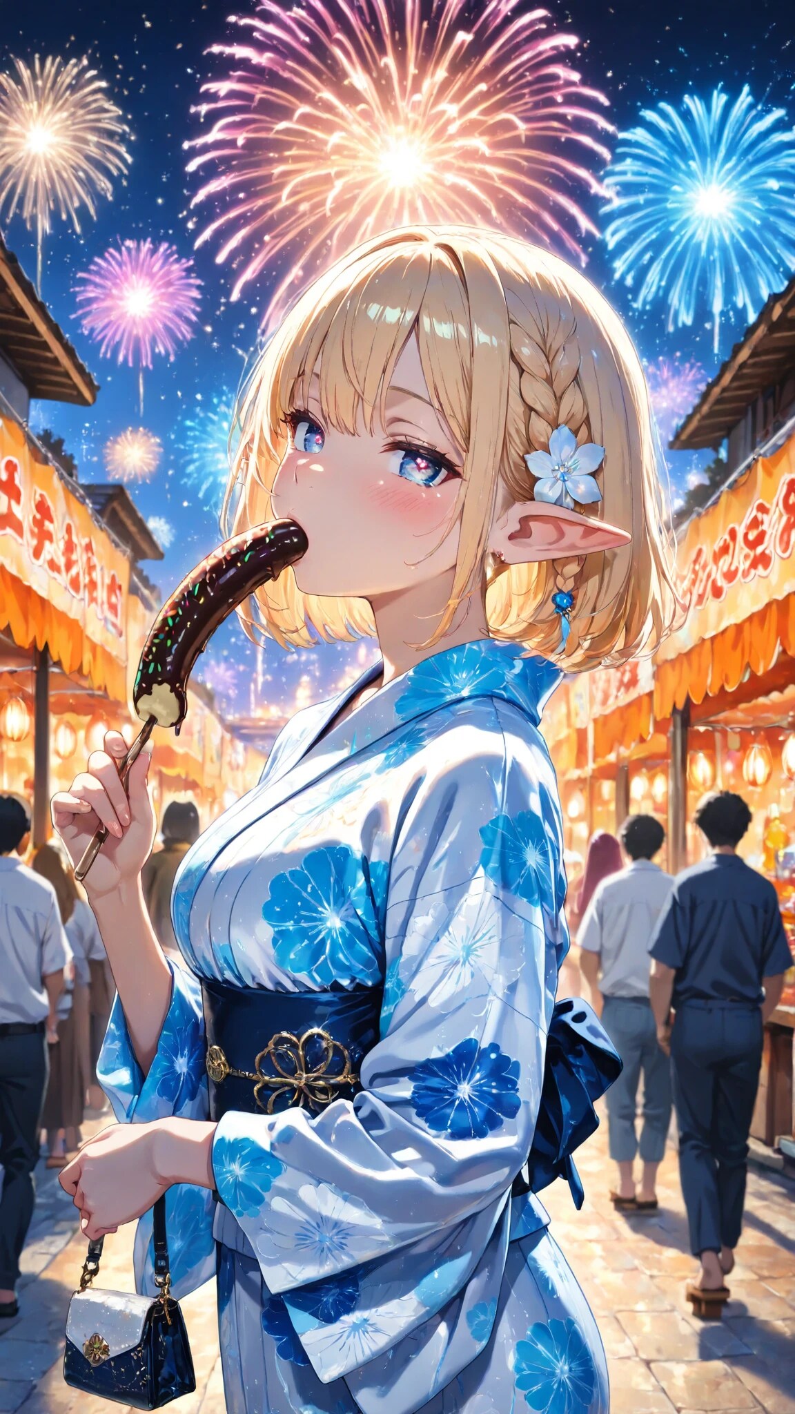 チョコバナナ、咥えてんじゃ～ん！