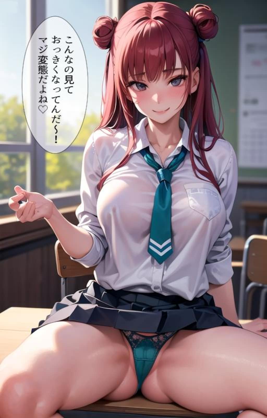 前の席のギャルにお願いしてみた